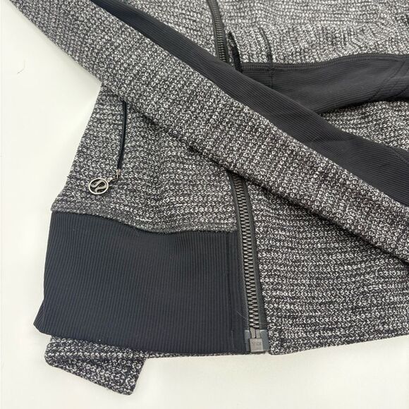Lululemon Gray Side Zip Jacket Full Zip Tight Size 4 - Picture 3 of 9